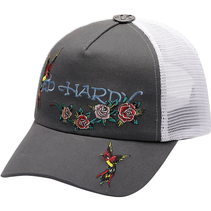 cepur-izliekta-truckeris-peleks-snapback-floral-swallow-no-ed-hardy cepur-izliekta-truckeris-peleks-snapback-floral-swallow-no-ed-hardy