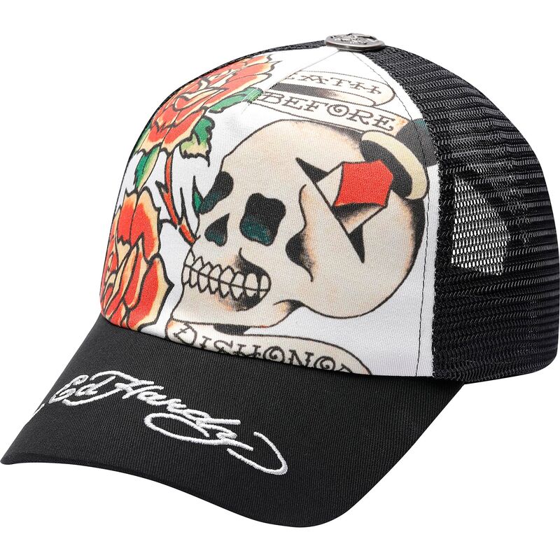 cepur-izliekta-truckeris-melns-snapback-before-dishonor-no-ed-hardy