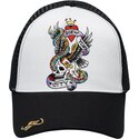 cepur-izliekta-truckeris-melns-snapback-nyc-no-ed-hardy