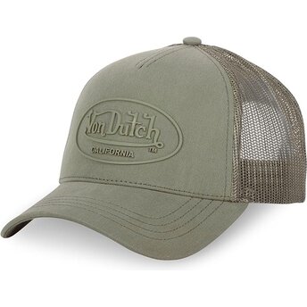 Cepur izliekta truckeris zaļš snapback LOG09 no Von Dutch