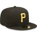 cepur-plakana-melns-pieguloss-59fifty-ac-perf-no-pittsburgh-pirates-mlb-no-new-era