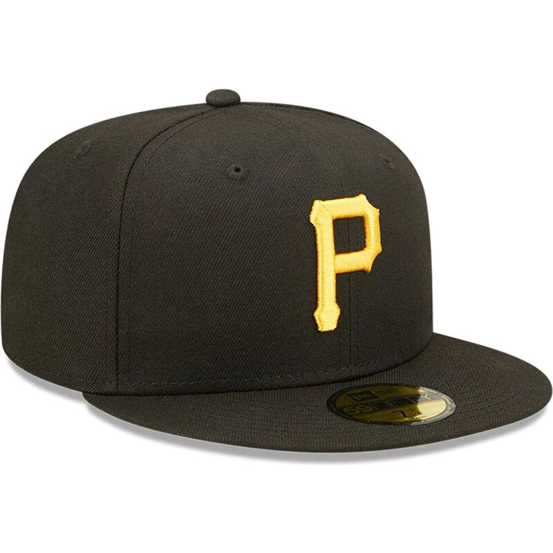 cepur-plakana-melns-pieguloss-59fifty-ac-perf-no-pittsburgh-pirates-mlb-no-new-era
