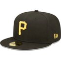 cepur-plakana-melns-pieguloss-59fifty-ac-perf-no-pittsburgh-pirates-mlb-no-new-era