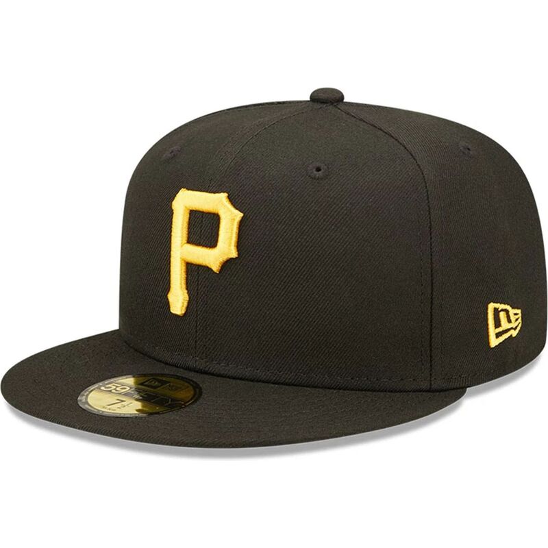 cepur-plakana-melns-pieguloss-59fifty-ac-perf-no-pittsburgh-pirates-mlb-no-new-era