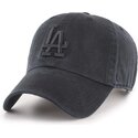 cepur-izliekta-melns-regulejams-clean-up-tonal-no-los-angeles-dodgers-mlb-no-47-brand