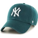 cepur-izliekta-zals-regulejams-clean-up-no-loop-label-pacific-green-no-new-york-yankees-mlb-no-47-brand