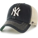 cepur-izliekta-truckeris-melns-snapback-clean-up-trawler-no-new-york-yankees-mlb-no-47-brand