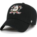 cepur-izliekta-melns-regulejams-clean-up-no-anaheim-ducks-nhl-no-47-brand