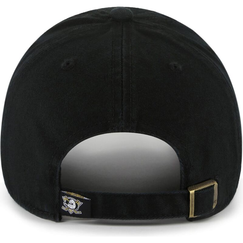 cepur-izliekta-melns-regulejams-clean-up-no-anaheim-ducks-nhl-no-47-brand