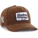 cepur-izliekta-bruns-snapback-hitch-rf-cord-patch-no-new-york-yankees-mlb-no-47-brand