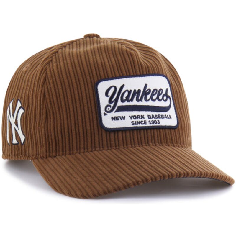 cepur-izliekta-bruns-snapback-hitch-rf-cord-patch-no-new-york-yankees-mlb-no-47-brand