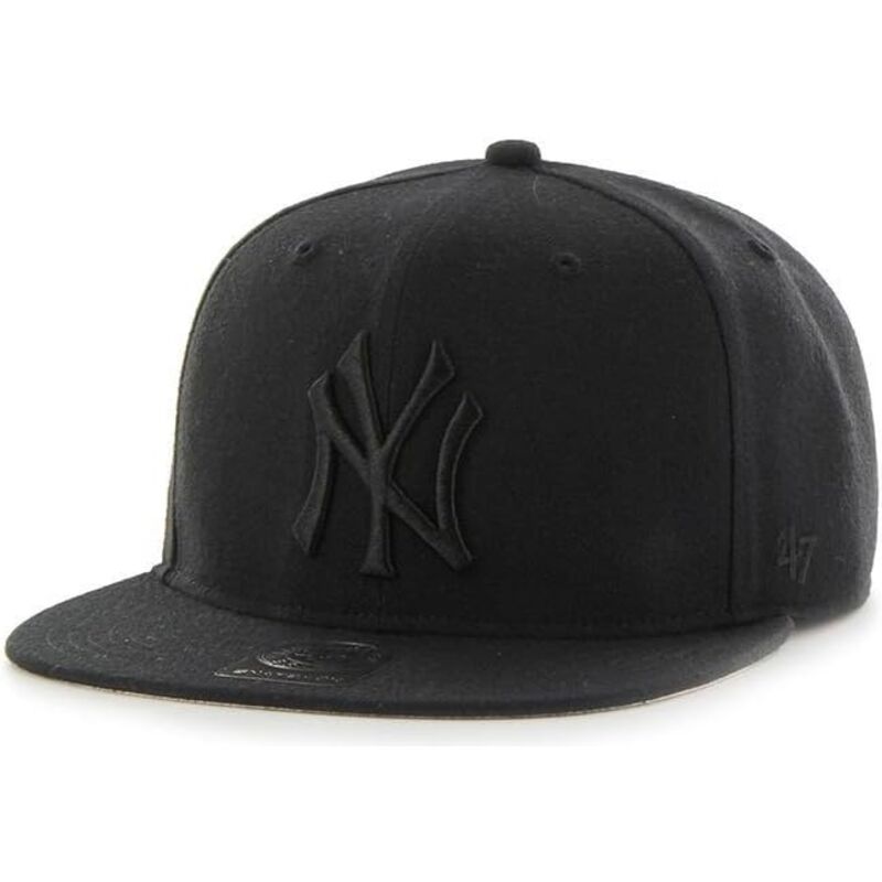 cepur-plakana-melns-snapback-captain-no-shot-no-new-york-yankees-mlb-no-47-brand cepur-plakana-melns-snapback-captain-no-shot-no-new-york-yankees-mlb-no-47-brand