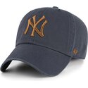 cepur-izliekta-peleks-regulejams-clean-up-contrast-vintage-navy-no-new-york-yankees-mlb-no-47-brand