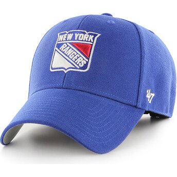 Cepur izliekta zils regulējams no New York Rangers NHL no 47 Brand