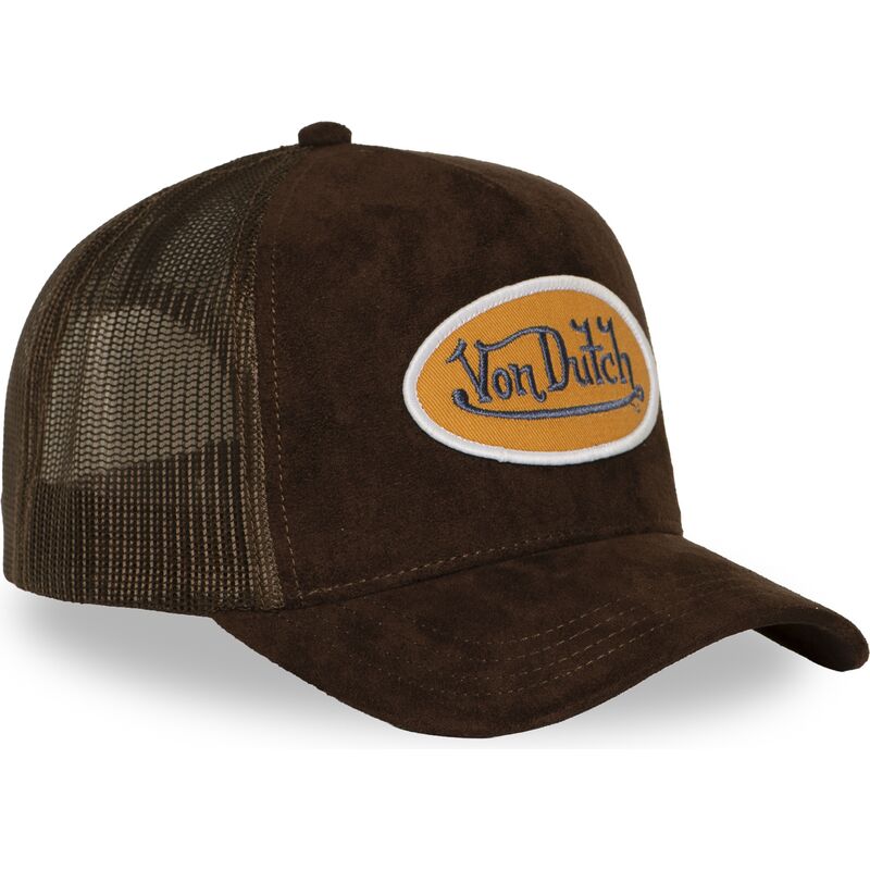 cepur-izliekta-truckeris-bruns-snapback-fur14-no-von-dutch
