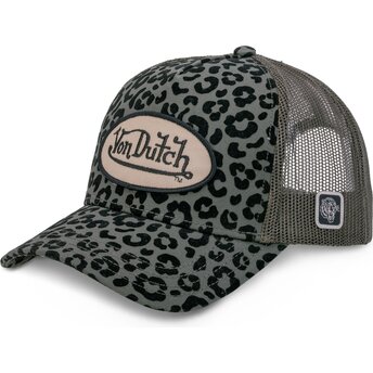 Cepur izliekta truckeris leopards snapback VEKLE no Von Dutch