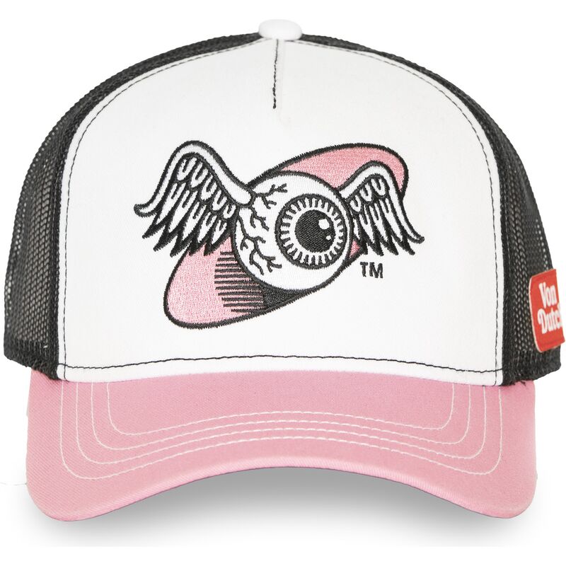 cepur-izliekta-truckeris-roza-snapback-oeil-no-von-dutch