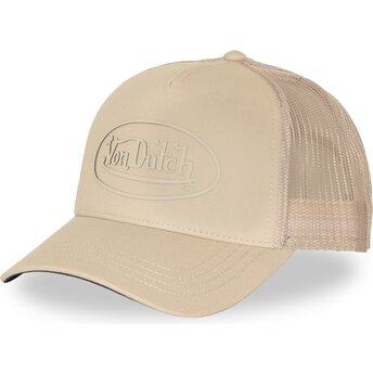 Cepur izliekta truckeris bēšs snapback LOG23 no Von Dutch