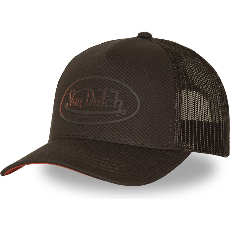 cepur-izliekta-truckeris-bruns-snapback-log24-no-von-dutch