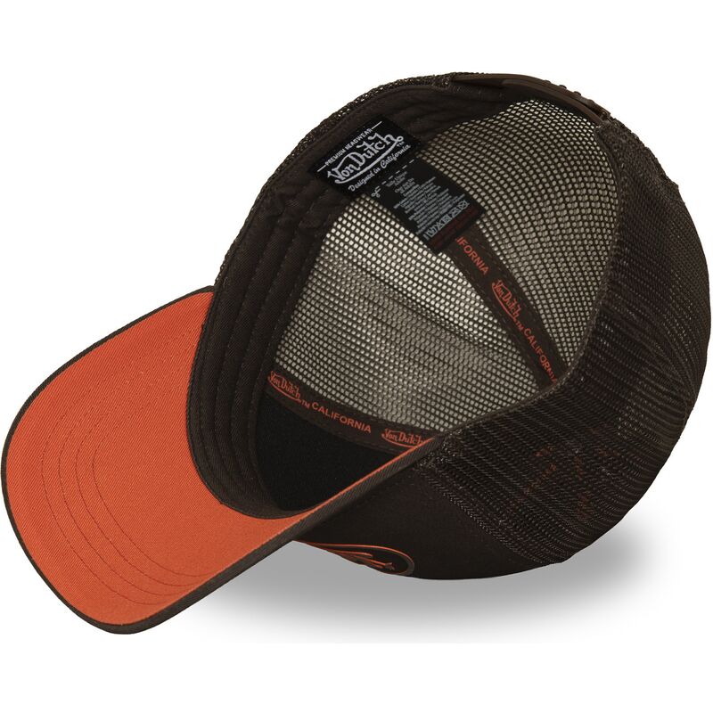 cepur-izliekta-truckeris-bruns-snapback-log24-no-von-dutch