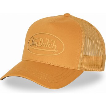 Cepur izliekta truckeris oranžs snapback LOG25 no Von Dutch