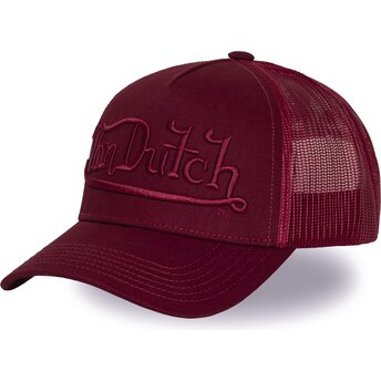 Cepur izliekta truckeris sarkans snapback EMB07 no Von Dutch