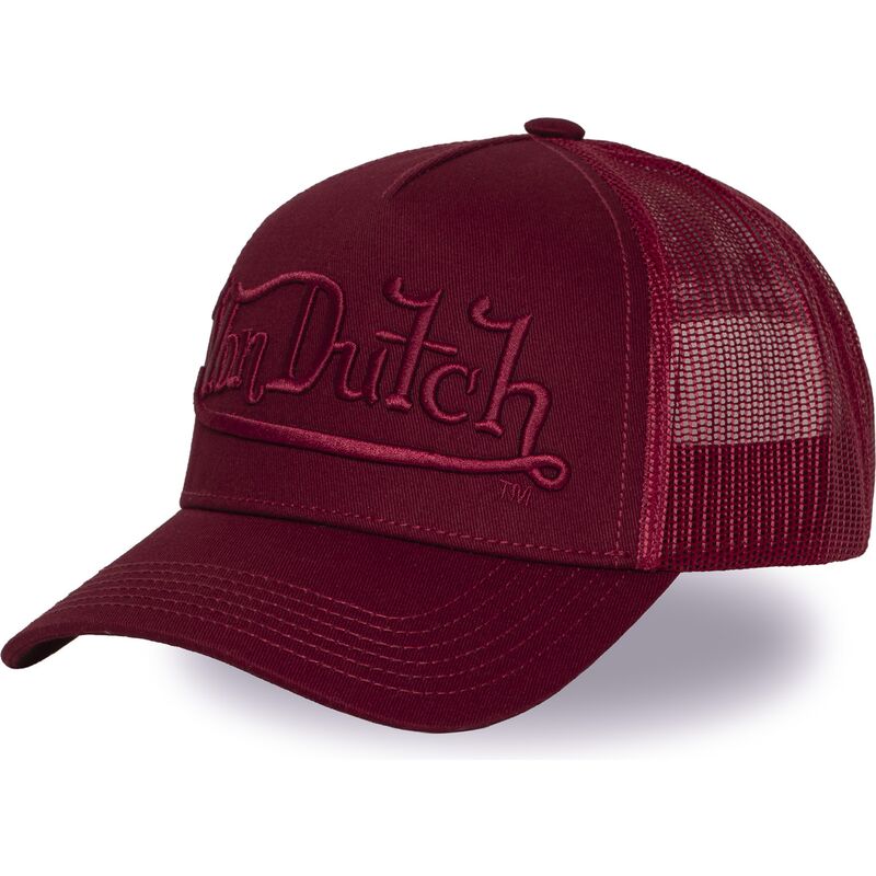 cepur-izliekta-truckeris-sarkans-snapback-emb07-no-von-dutch