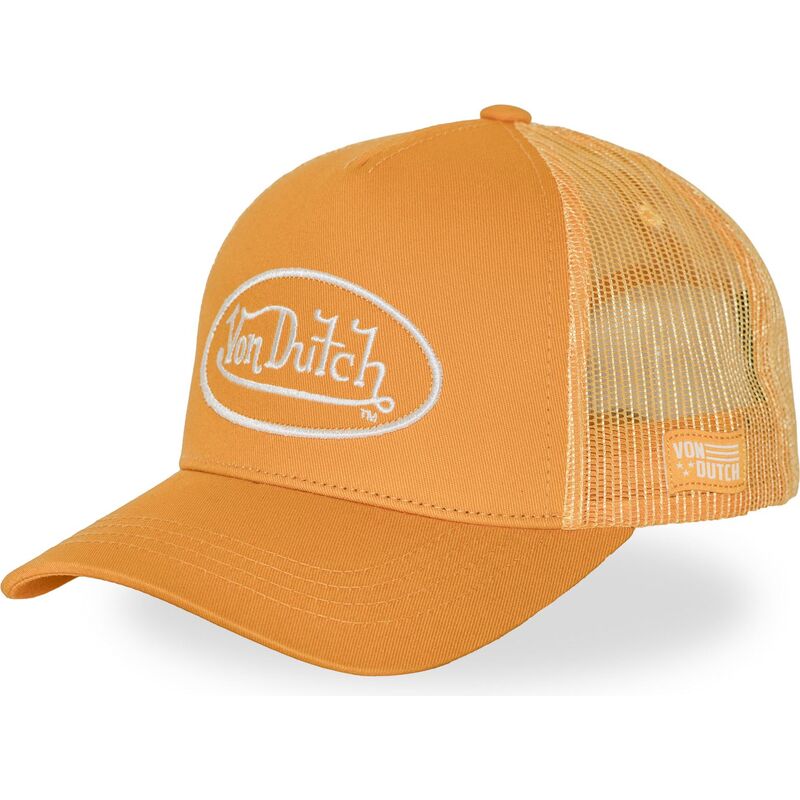 cepur-izliekta-truckeris-oranzs-regulejams-lofb53-no-von-dutch