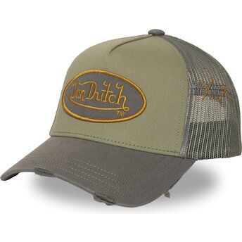 Cepur izliekta truckeris zaļš snapback USED 15 no Von Dutch