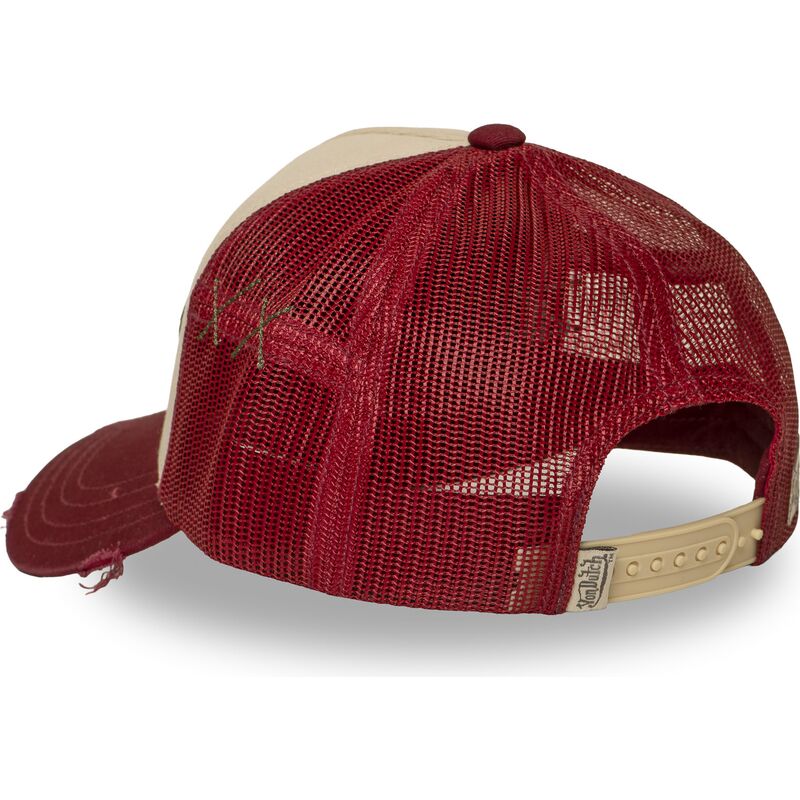 cepur-izliekta-truckeris-sarkans-snapback-used-16-no-von-dutch