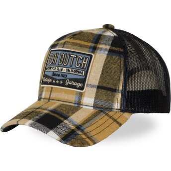 Cepur izliekta truckeris dzeltens snapback CAR11 no Von Dutch