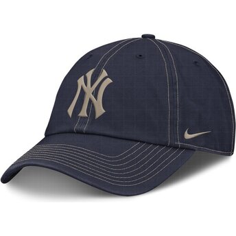 Cepur izliekta tumši zils regulējams Fathers Day Club Unstructured Organic Cotton no New York Yankees MLB no Nike