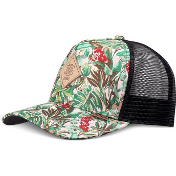 Cepur izliekta truckeris zaļš snapback HFT Woven Jungle no Djinns