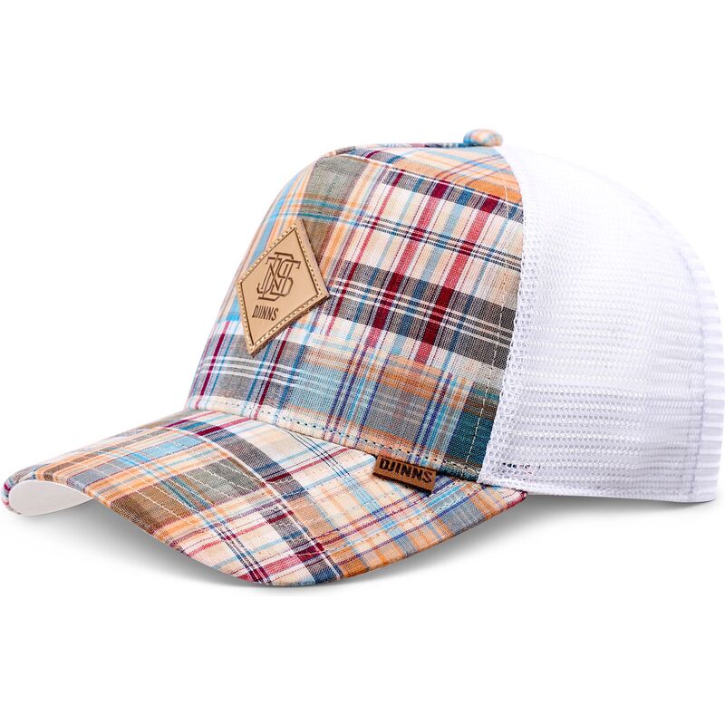 cepur-izliekta-truckeris-daudzkrasains-snapback-hft-patch-check-turquoise-no-djinns