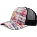 cepur-izliekta-truckeris-daudzkrasains-snapback-hft-patch-check-red-no-djinns