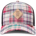 cepur-izliekta-truckeris-daudzkrasains-snapback-hft-patch-check-red-no-djinns