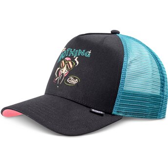 Cepur izliekta truckeris melns snapback HFT DNC Flamingo no Djinns