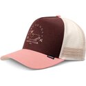 cepur-izliekta-truckeris-bruns-snapback-rosa-hft-lazy-bird-no-djinns
