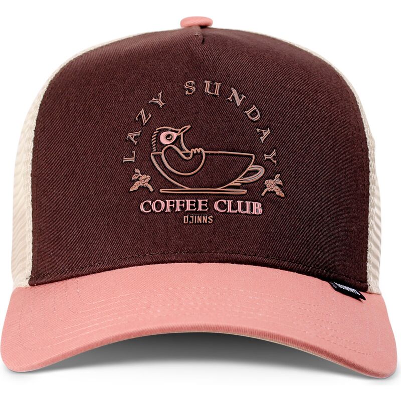 cepur-izliekta-truckeris-bruns-snapback-rosa-hft-lazy-bird-no-djinns