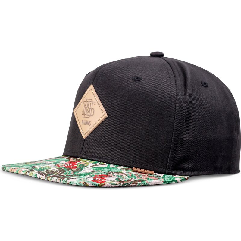 cepur-plakana-melns-snapback-woven-jungle-rev-no-djinns