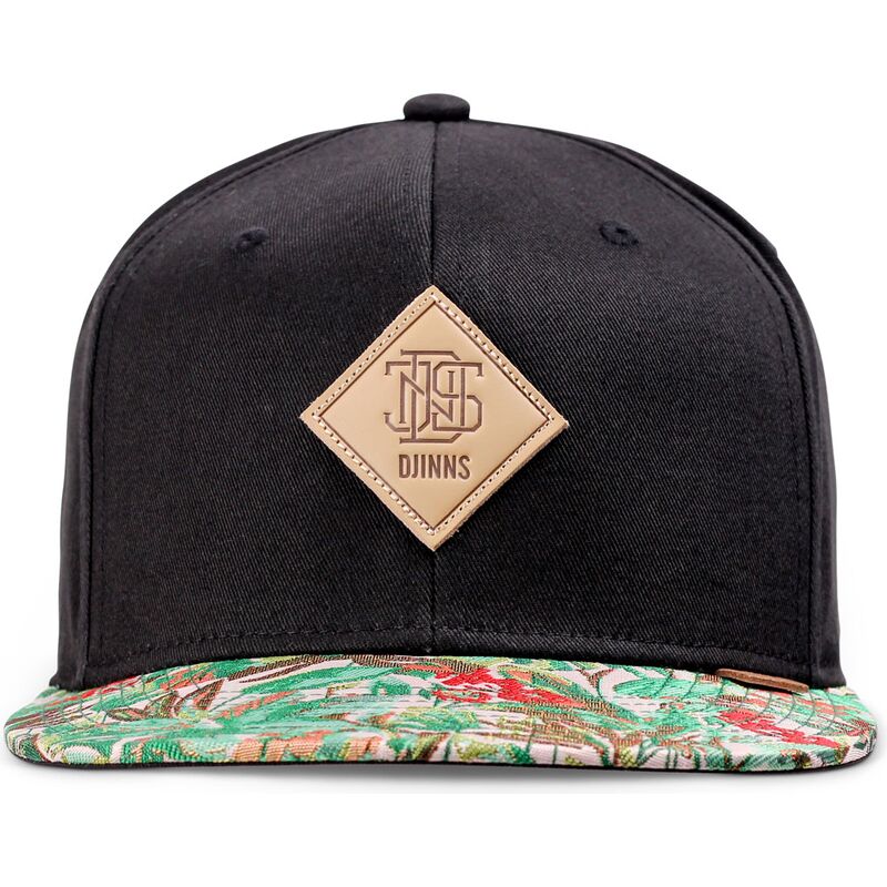 cepur-plakana-melns-snapback-woven-jungle-rev-no-djinns
