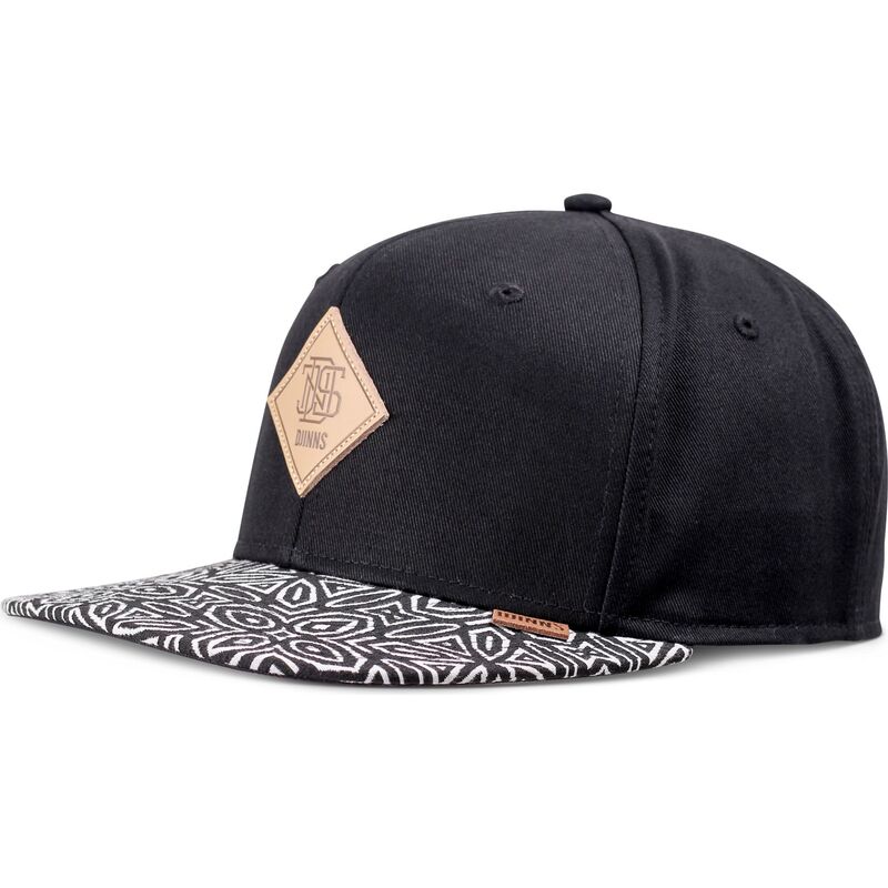 cepur-plakana-melns-snapback-gothic-freestyle-rev-no-djinns