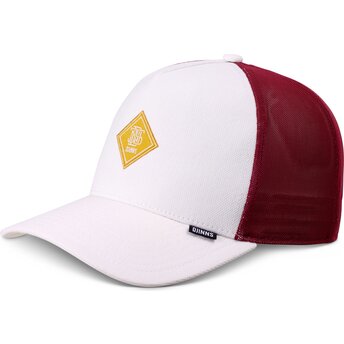 Cepur izliekta truckeris balts snapback HFT FineFine Mesh no Djinns