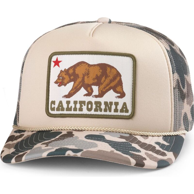 cepur-izliekta-truckeris-maskesanas-snapback-mallard-foamy-no-california-bear-no-american-needle