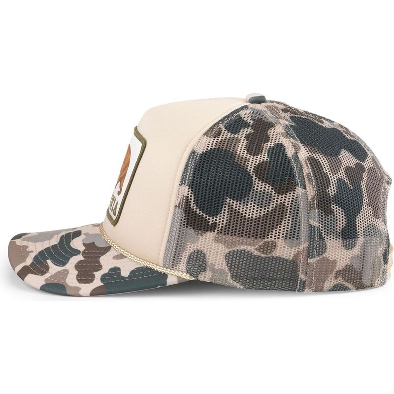 cepur-izliekta-truckeris-maskesanas-snapback-mallard-foamy-no-california-bear-no-american-needle