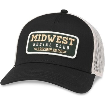 Cepur izliekta truckeris melns snapback Valin no Midwest Social Club no American Needle