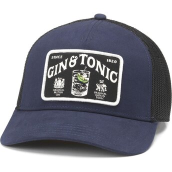 Cepur izliekta truckeris tumši zils snapback Archive Valin no Gin and tonic Cocktails no American Needle