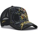 cepur-izliekta-truckeris-melns-snapback-crawling-no-ed-hardy