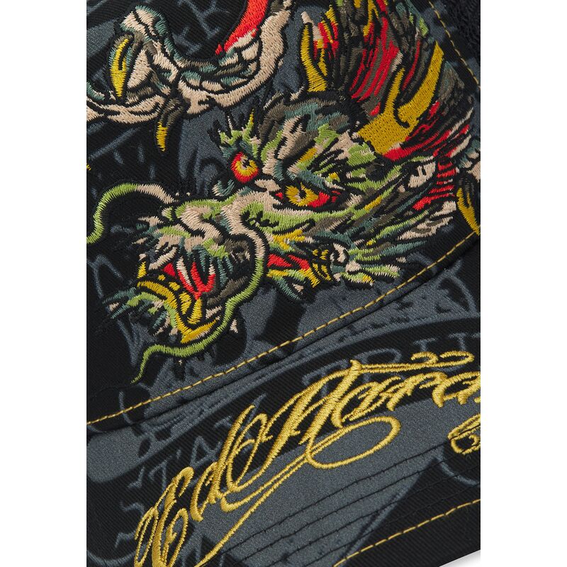 cepur-izliekta-truckeris-melns-snapback-crawling-no-ed-hardy