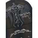 cepur-izliekta-melns-regulejams-storming-rose-washed-no-ed-hardy